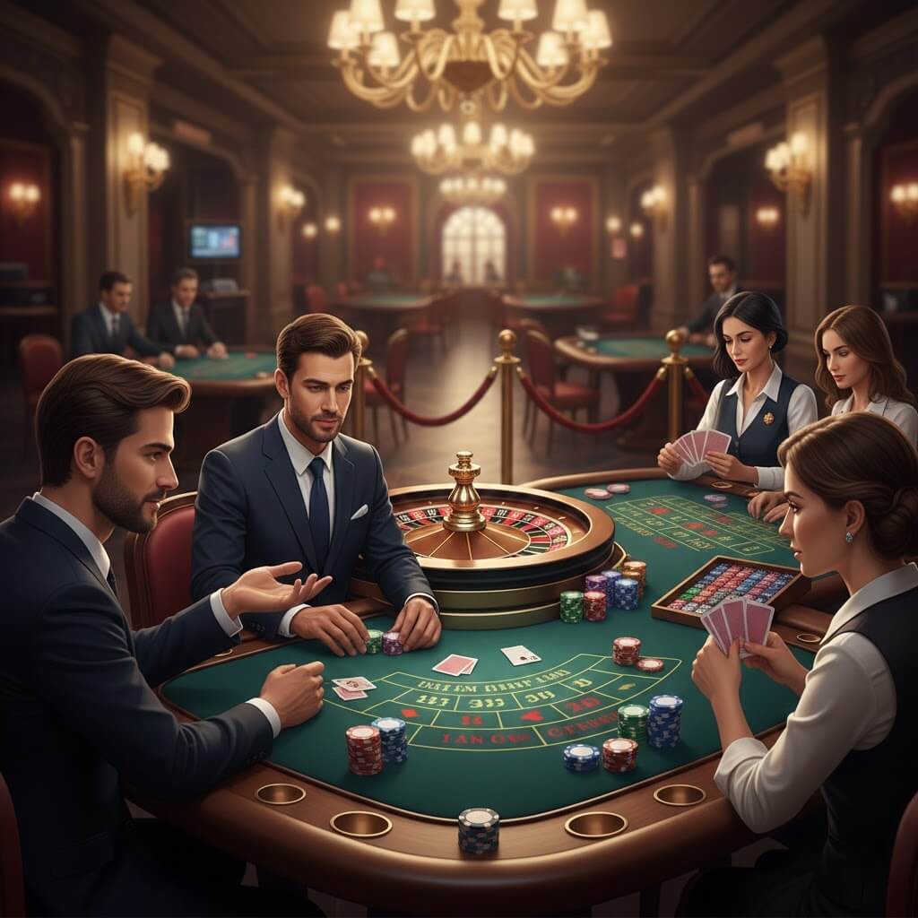 Strategi menang table games dengan kartu, chip, dan roulette di platform Hokijoss Login